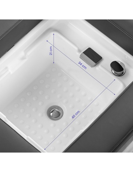 Gabbiano Lettino Head Spa Bali grigio