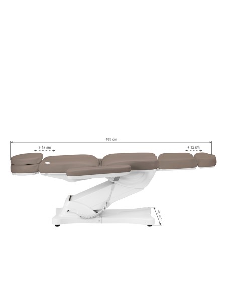 Sedia estetica elettrica SILLON CLASSIC 3 motori modern brown