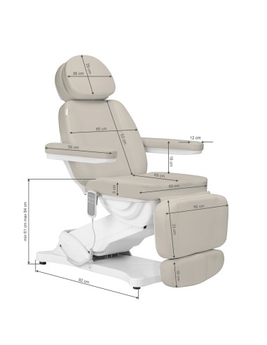 Sedia estetica elettrica SILLON CLASSIC 3...