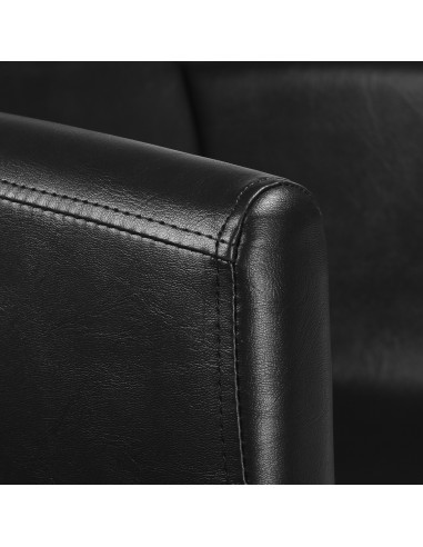 Gabbiano poltrona da parrucchiere Mataro Nero