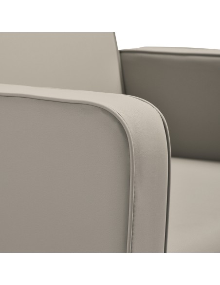Gabbiano poltrona da parrucchiere Bilbao Grigio beige