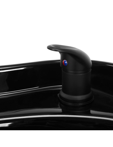 Gabbiano lavabo da parrucchiere Mataro Nero
