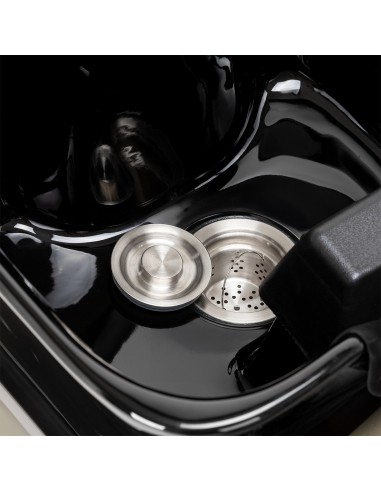 Gabbiano lavabo da parrucchiere Elda Nero