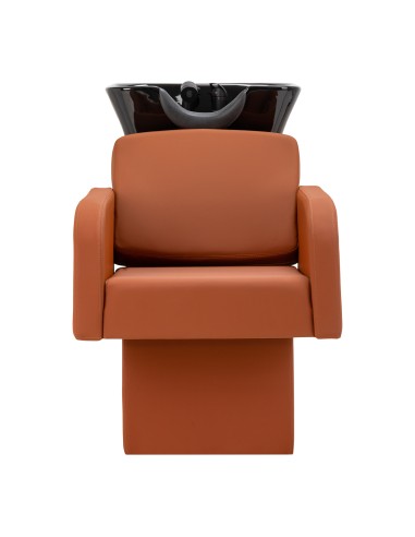 Gabbiano lavabo da parrucchiere Elda Marrone