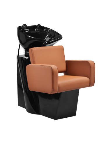 Gabbiano lavabo da parrucchiere Bilbao Marrone