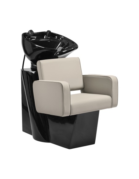 Gabbiano lavabo da parrucchiere Bilbao grigio-beige