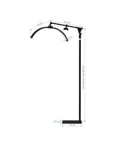 Lampada per il trattamento delle ciglia GLOW nero 