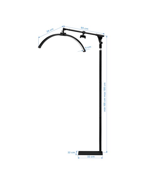 Lampada per il trattamento delle ciglia GLOW nero 