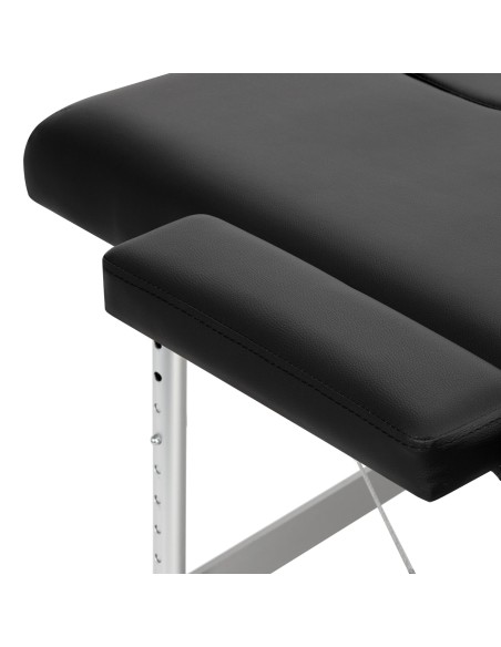 Balance Lettino da massaggio pieghevole in alluminio 2 segmenti nero
