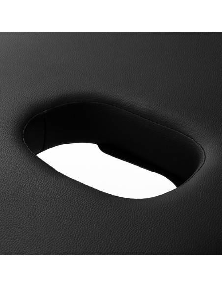 Balance Lettino da massaggio pieghevole in alluminio 2 segmenti nero