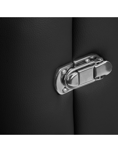 Balance Lettino da massaggio pieghevole in alluminio 2 segmenti nero