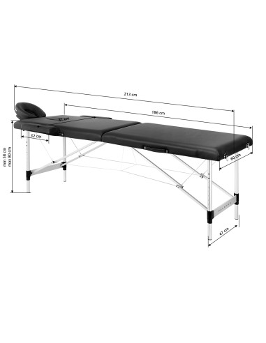 Balance Lettino da massaggio pieghevole in...