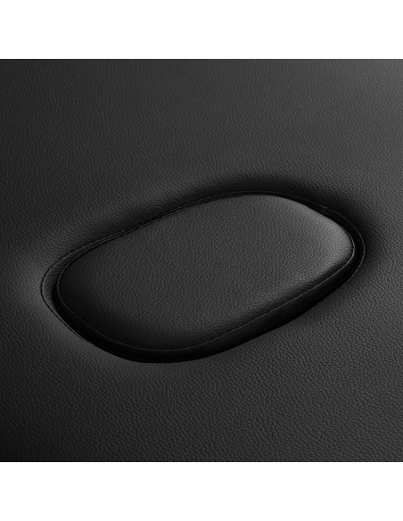 Balance Lettino da massaggio pieghevole in legno 2 segmenti nero