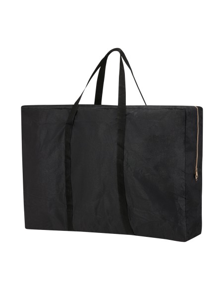 Balance Lettino da massaggio pieghevole in legno 2 segmenti nero