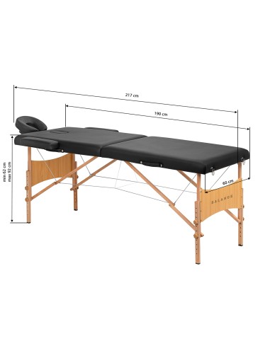 Balance Lettino da massaggio pieghevole in...