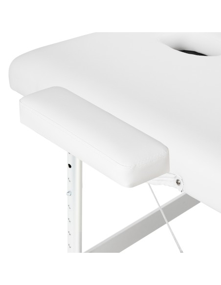Balance Lettino da massaggio pieghevole in alluminio 3 segmenti bianco