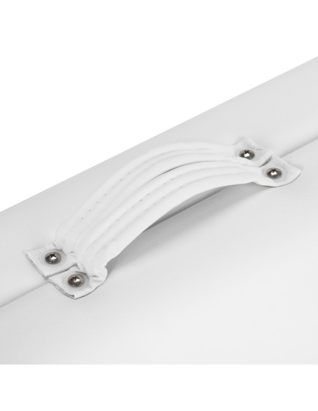 Balance Lettino da massaggio pieghevole in legno 2 segmenti 190x70 bianco