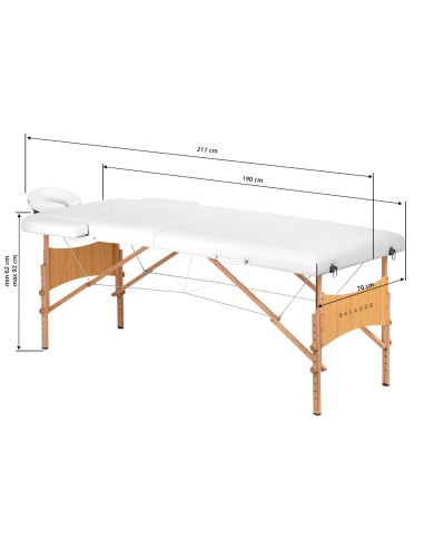 Balance Lettino da massaggio pieghevole in...