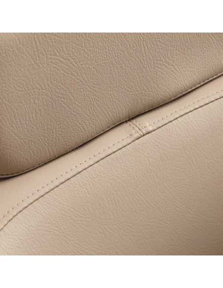 Gabbiano poltrona da parrucchiere Wratislavia beige base cromata