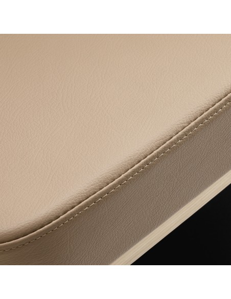 Gabbiano poltrona da parrucchiere Wratislavia beige base cromata