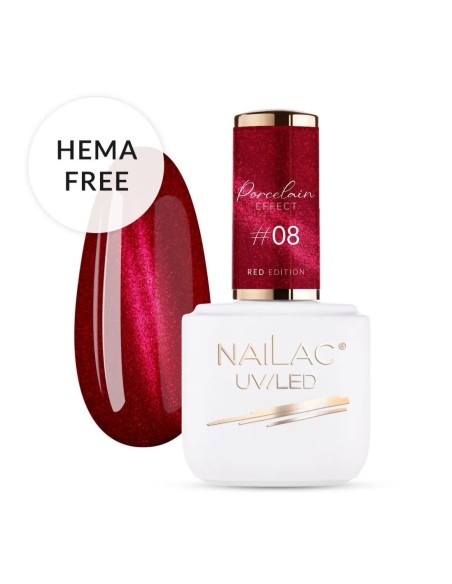 Smalto semipermanente Porcelain Effect #08 NaiLac 7ml