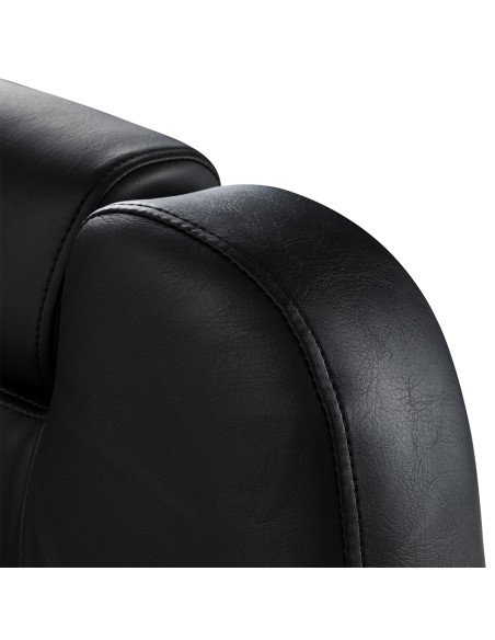 Hair System New York poltrona da barbiere nero oro