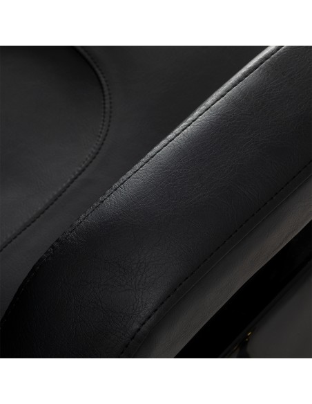 Hair System New York poltrona da barbiere nero oro