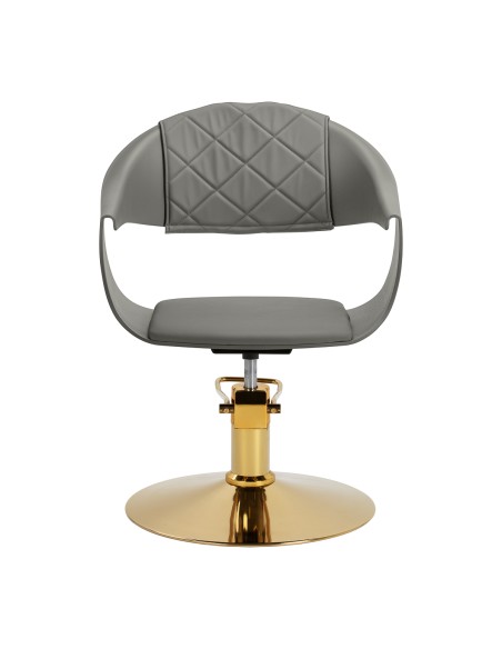 Poltrona da parrucchiere Hair System Halo grigia