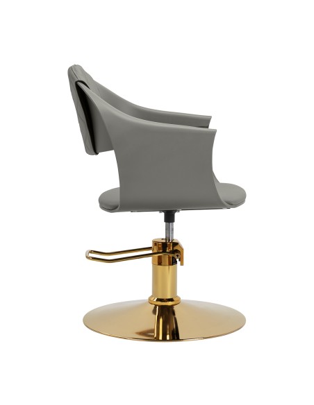 Poltrona da parrucchiere Hair System Halo grigia