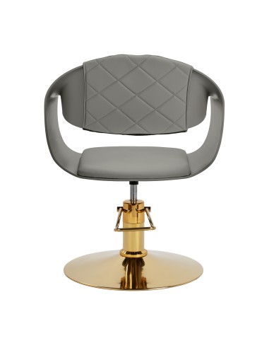 Poltrona da parrucchiere Hair System Halo grigia