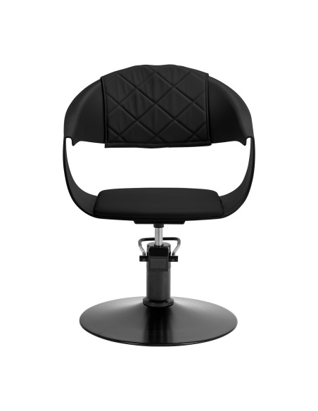 Poltrona da parrucchiere Hair System Halo noir nera