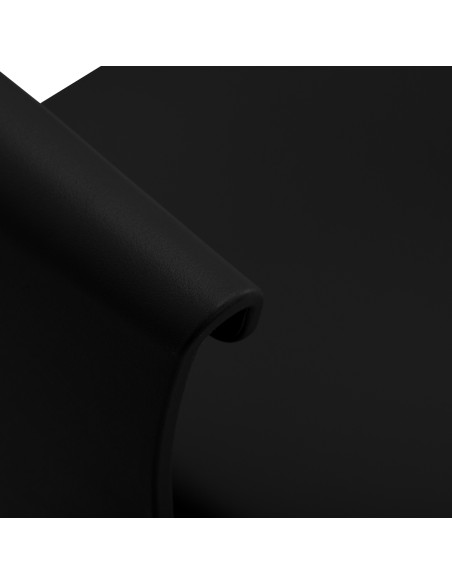 Poltrona da parrucchiere Hair System Halo noir nera