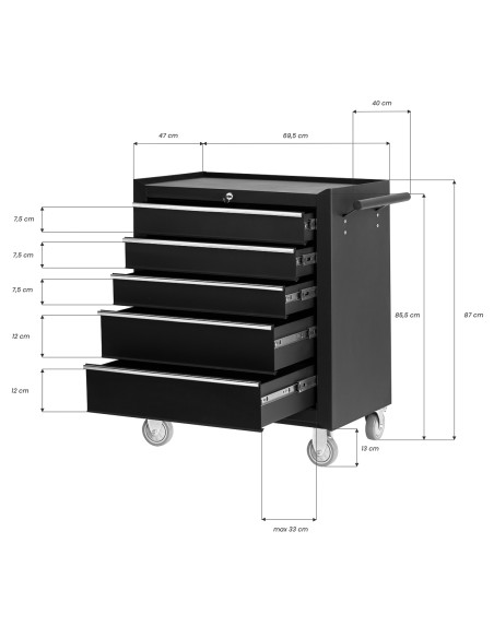 Assistente per tatuaggi Pro Ink 005 nero