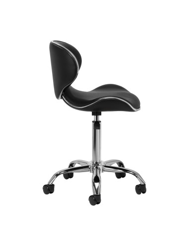 Sgabello cosmetico Gabbiano Q-4599 nero V2