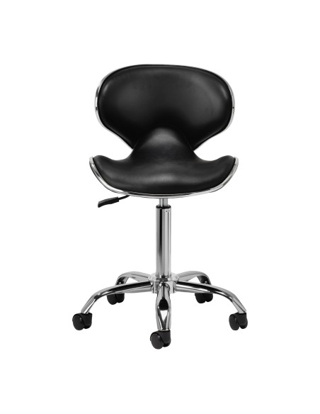 Sgabello cosmetico Gabbiano Q-4599 nero V2