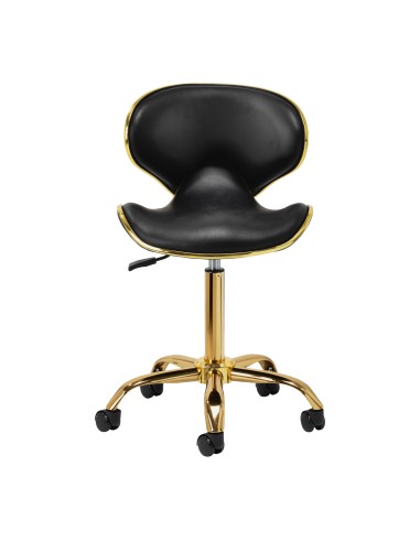 Sgabello cosmetico Gabbiano Q-4599G nero V2