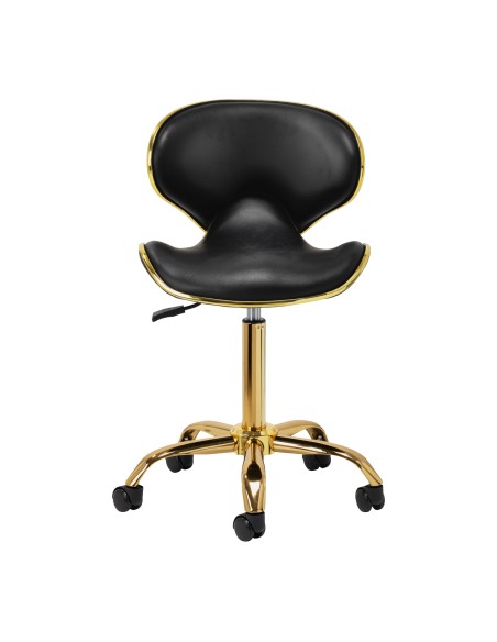 Sgabello cosmetico Gabbiano Q-4599G nero V2