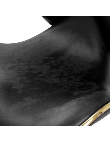 Sgabello cosmetico Gabbiano Q-4599G nero V2