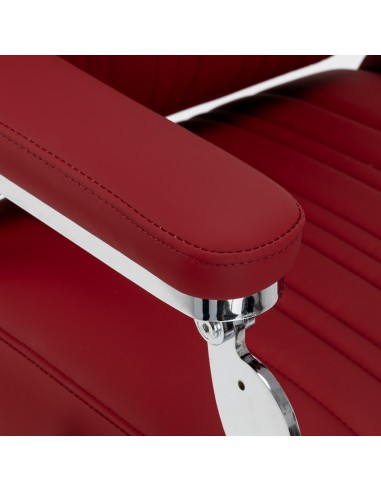 Gabbiano Poltrona da barbiere Elias Rossa