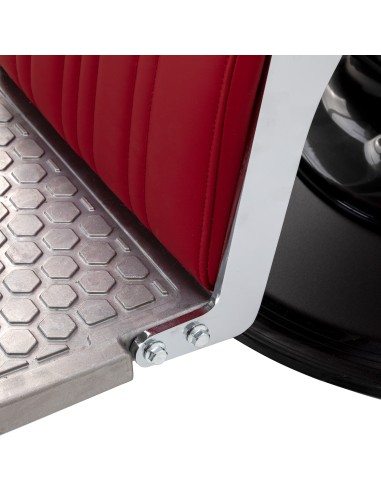 Gabbiano Poltrona da barbiere Elias Rossa