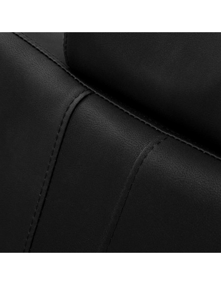 Gabbiano Poltrona da barbiere Athena Nera