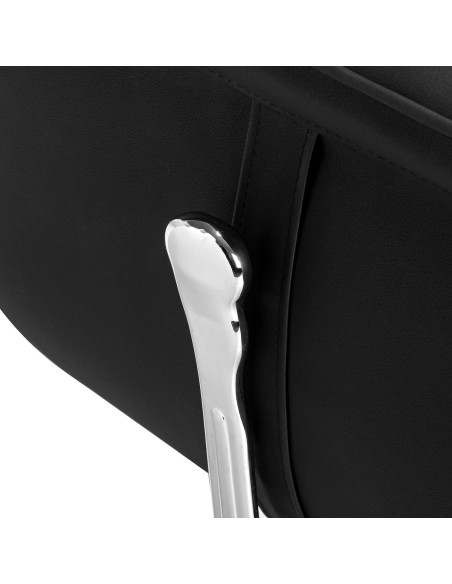 Gabbiano Poltrona da barbiere Athena Nera