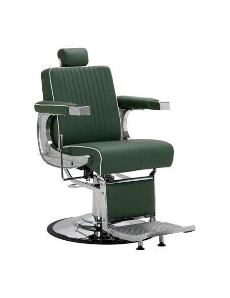 Gabbiano sedia da barbiere Visionerio verde struttura cromate