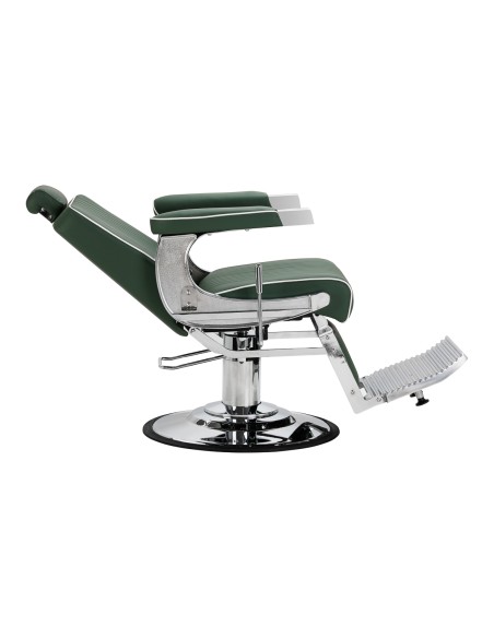 Gabbiano sedia da barbiere Visionerio verde struttura cromate