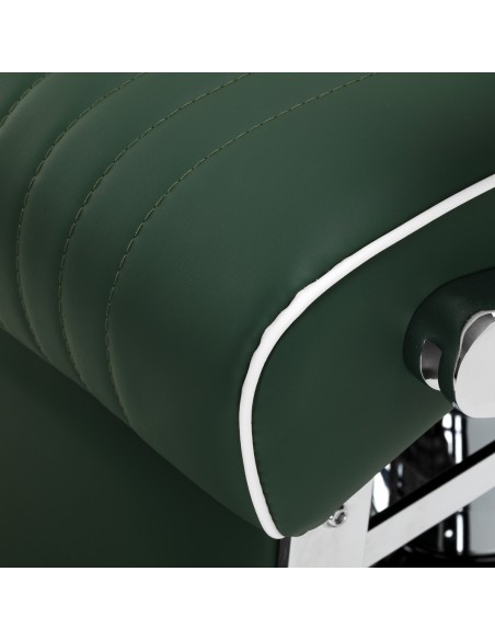 Gabbiano sedia da barbiere Visionerio verde struttura cromate