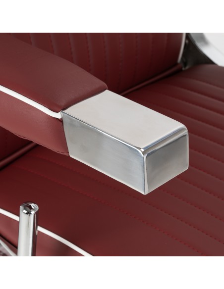 Gabbiano sedia da barbiere Visionerio rosso struttura cromate