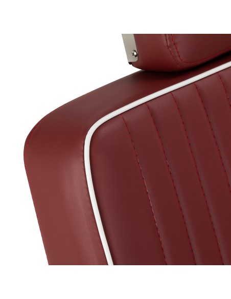 Gabbiano sedia da barbiere Visionerio rosso struttura cromate