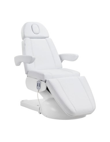Poltrona cosmetica elettrica Azzurro Lux 3m bianca