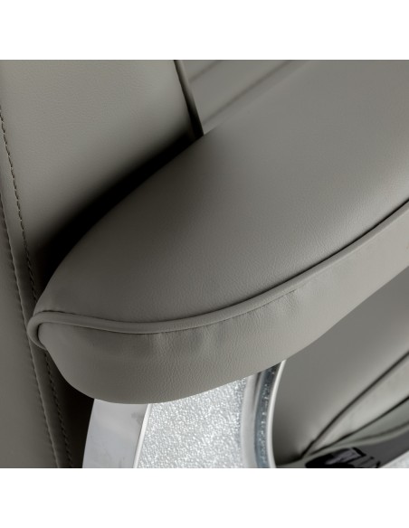 Gabbiano sedia da barbiere Visionerio rosa struttura cromate