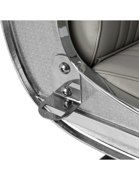 Gabbiano sedia da barbiere Visionerio rosa struttura cromate